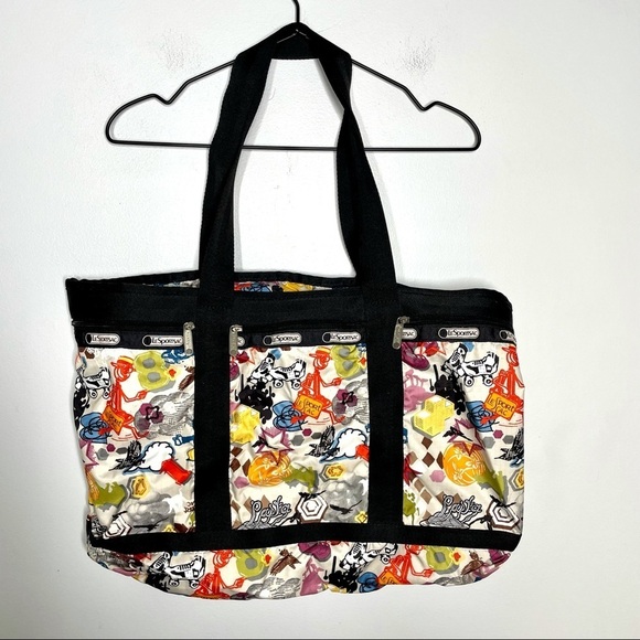 LeSportsac Large Travel Multiple Zipper Tote - Picture 1 of 11